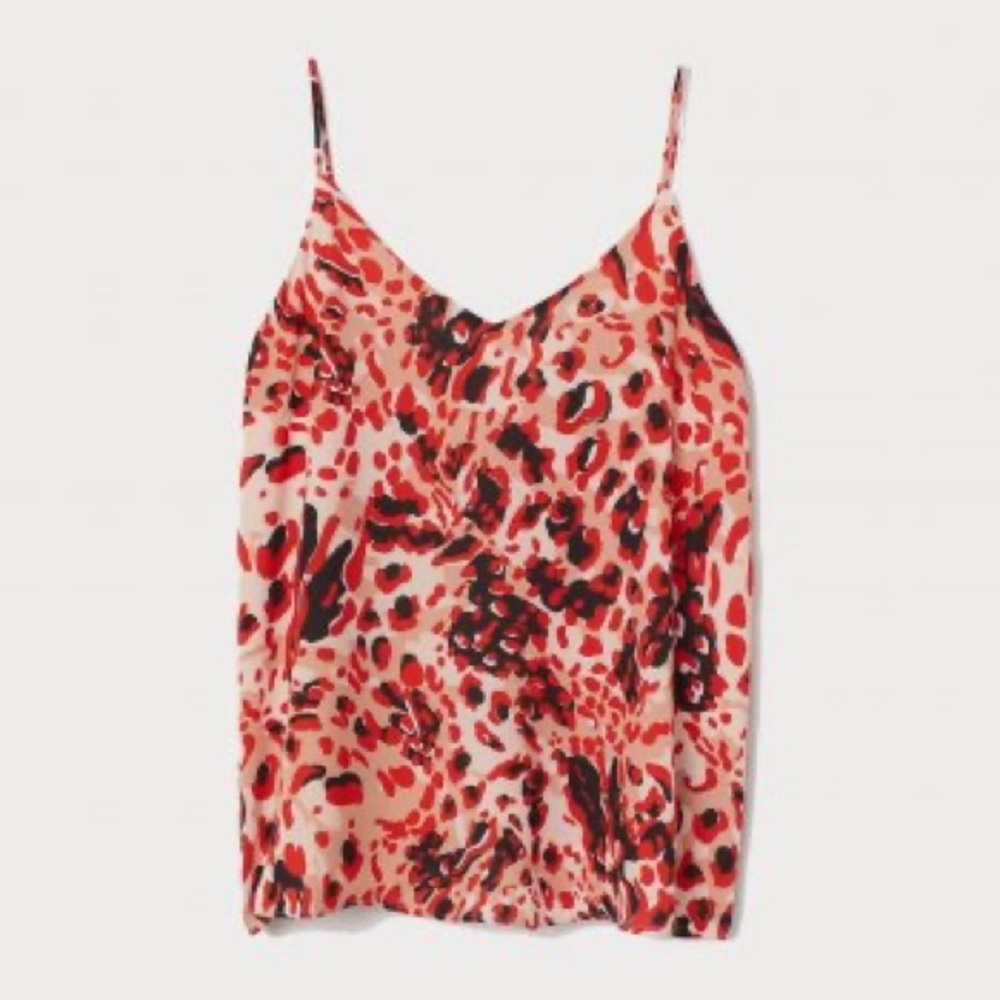 H&M Red Leopard Print Cami